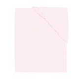 Cearceaf cu elastic, MimiNu, Jerse, Pentru patut 140X70 cm, Material certificat Oeko Tex Standard 100, Light Pink