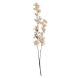 Cumpara ieftin Floare artificiala maro alba 10x10x110 cm