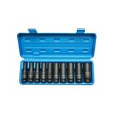 Trusa chei tubulare de impact lungi Cr-Mo 1/2 inch 10-24 mm, 10 piese