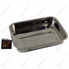 Tava realizata din otel inoxidabil pentru cuptor 34 x 28 cm