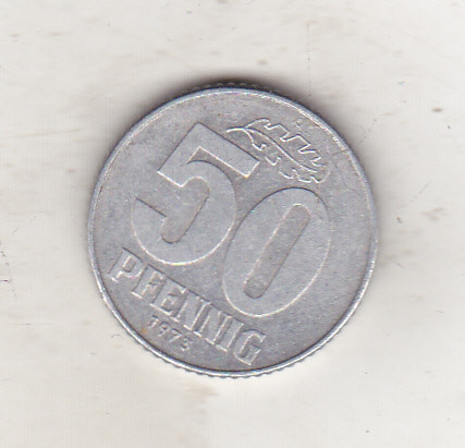 bnk mnd Germania , RDG , 50 pfennig 1973 A