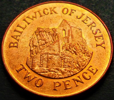 Moneda 2 PENCE - JERSEY, anul 1998 *cod 617 B foto