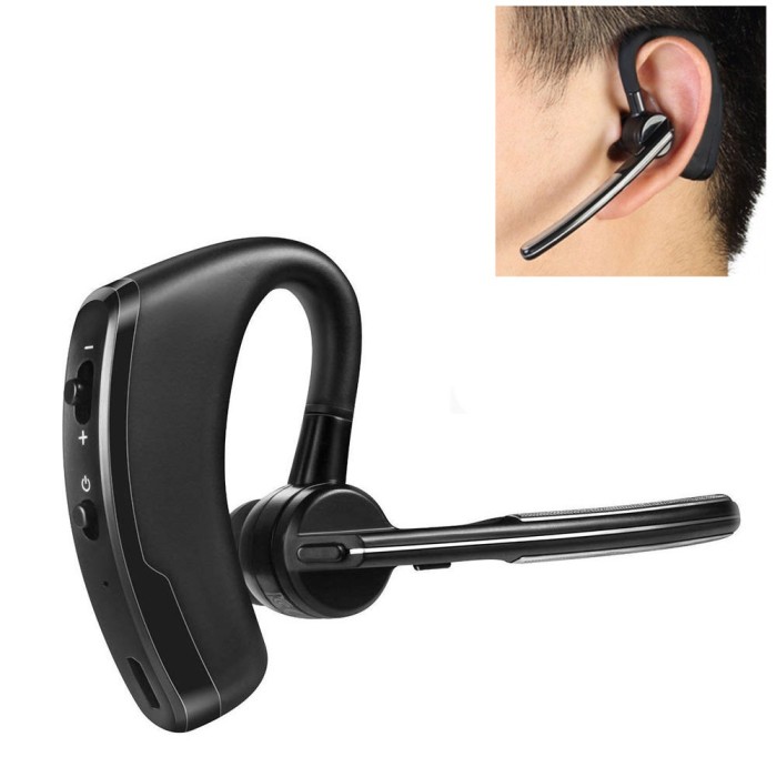 Casca Bluetooth V8 Pro, Bulk, Comenzi Vocale, Autonomie Mare, Microfon, Utilizare partea stanga/dreapta