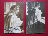 Doua carti postale Regina Maria