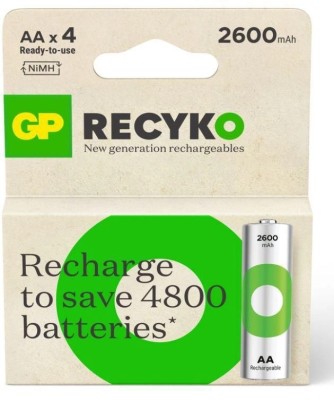 Acumulatori R6 AA NiMH 2600mAh 4buc GP ReCkyo GP270AAHCER21-TLB4 foto