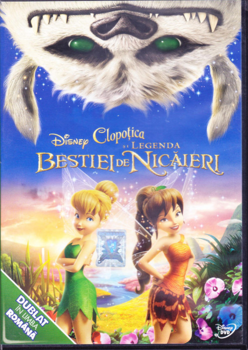 DVD animatie: Clopotica si Legenda bestiei de nicaieri ( dublat romana )