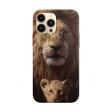 Husa compatibila cu Apple iPhone 14 model The Lion King, Silicon, TPU, Viceversa, Transparent, Carcasa