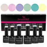 Cumpara ieftin Set 6 Oje Semipermanente 10ml SensoPRO Milano, Sweet Pastel
