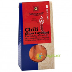 Chili Foarte Iute Macinat Ecologic/Bio 40g