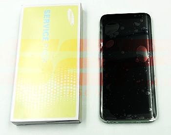 LCD+Touchscreen cu Rama Samsung Galaxy S8 / G950F SILVER original