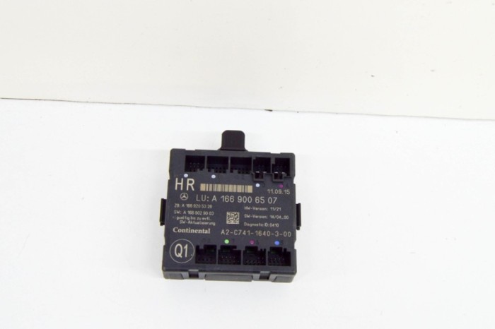 Modul de control ușă dreapta spate MERCEDES-BENZ GLE Coupe C292 2016 OEM: A1669006507,A1669029003,A1668205326,A2-C741-1640-3-00 18110385