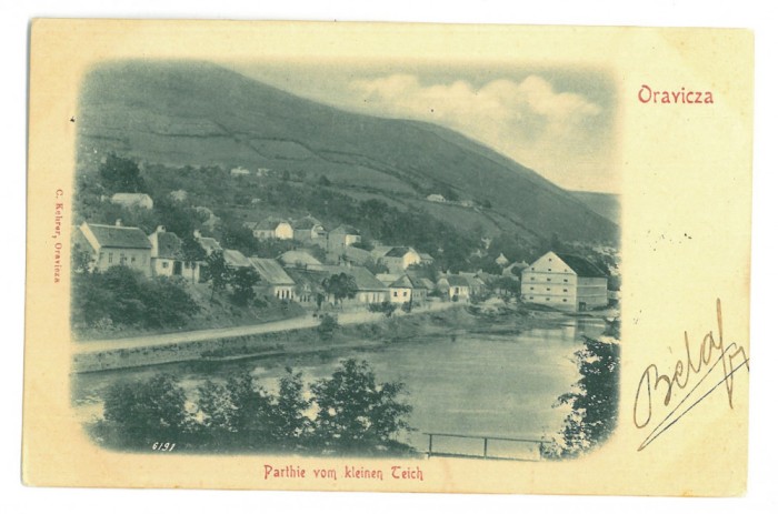 5045 - ORAVITA, Caras-Severin, Panorama, Litho - old postcard - used - 1899
