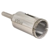 Carota diamantata 30 mm pentru placi ceramice si granit, Raider Pro
