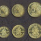 GUINEA SET DE MONEDE 1, 5, 10 Francs 1985 UNC