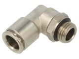 Racord push-in 90&deg; FESTO 558713 alamă nichelată 0,95-16 bar