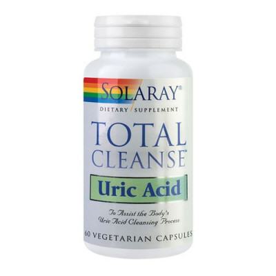 Total Cleanse Uric Acid, 60cps, Solaray foto