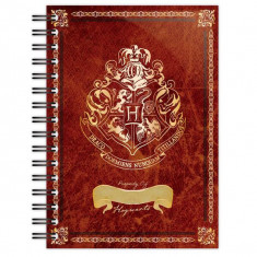 Harry Potter-Carnet cu spiră A5 Hogwarts