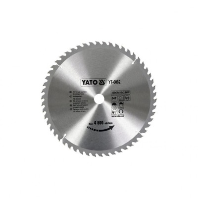 Disc circular lemn,350x30x3.5mm,54 dinti Yato YT-6082 foto