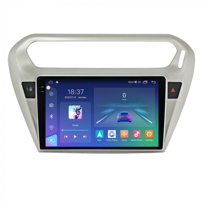 Navigatie dedicata cu Android Peugeot 301 dupa 2012, 8GB RAM, Radio GPS Dual