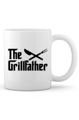 Cana alba personalizata "The Grillfather", INOVATIX&reg;. 330ml