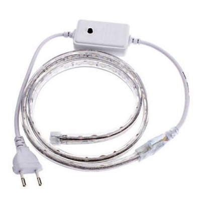 Alimentator Furtun Luminos Rectangular Banda LED Jocuri Lumini 2Pini 50m STE012 foto