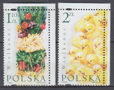 POLONIA 2002 FLORA SERIE MNH foto