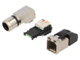 Mufă RJ45 Cat 6a Ecranată 8p8c IDC 5,5-10mm