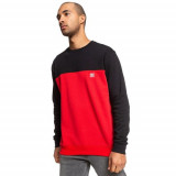 Bluza barbati Dc Shoes Rebel Crew Block 3 Redblack EDYFT03456-XKKR