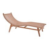 Cumpara ieftin Sezlong de gradina Rebelise Boho Pako World Natural 60x180x85 cm