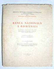 carte veche drept 1939 Banca nationala foto