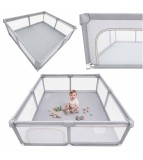 Patut Pliabil Moby-System 200x180cm Loc de Joaca pentru Copii Gri