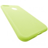 Husa silicon Mesh (retea) verde deschis pentru Apple iPhone 7