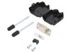 D-Sub 9-Pin Mufă Mamă pentru Cablu Albă Kit Complet