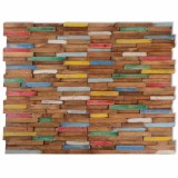 vidaXL Panouri placare pereți, 10 buc., 1,03 m&sup2;, lemn masiv de tec