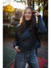 Geaca Dama Neagra Tip Piele Ecologica, Petrecuta, Casual Chic, Marime S-M-L, Talie Unica