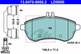 Set placute frana,frana disc MERCEDES E-CLASS (W212) (2009 - 2016) ATE 13.0470-9000.2