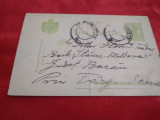 CARTE POSTALA MARCA FIXA RARA!!! CIRCULATA 1912