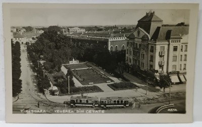 TIMISOARA , VEDERE DIN CETATE , CARTE POSTALA , 1934 foto