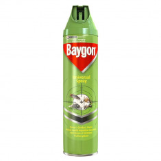 Spray Insecticid Universal BAYGON, 400 ml, Solutie pentru Tantari, Solutie Pulverizatoare pentru Insecte, Spray pentru Insecte, Solutie Anti Insecte,