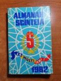 Almanah Scanteia 1982 - Carte Bibliofilie Anii &#039;80 - Editie Originala