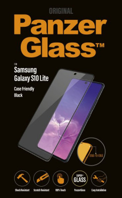 PanzerGlass - Geam Securizat Case Friendly pentru Samsung Galaxy S10 Lite, M51, black foto
