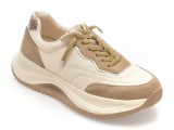 Cumpara ieftin Pantofi sport IMAGE albi, 2498, din material textil