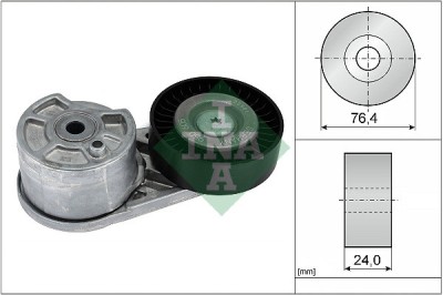 INA 534 0727 10 Intinzator curea, curea distributie foto