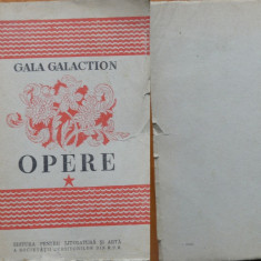 Gala Galaction , Opere , 1949 , exemplar semnat de Zaharia Stancu
