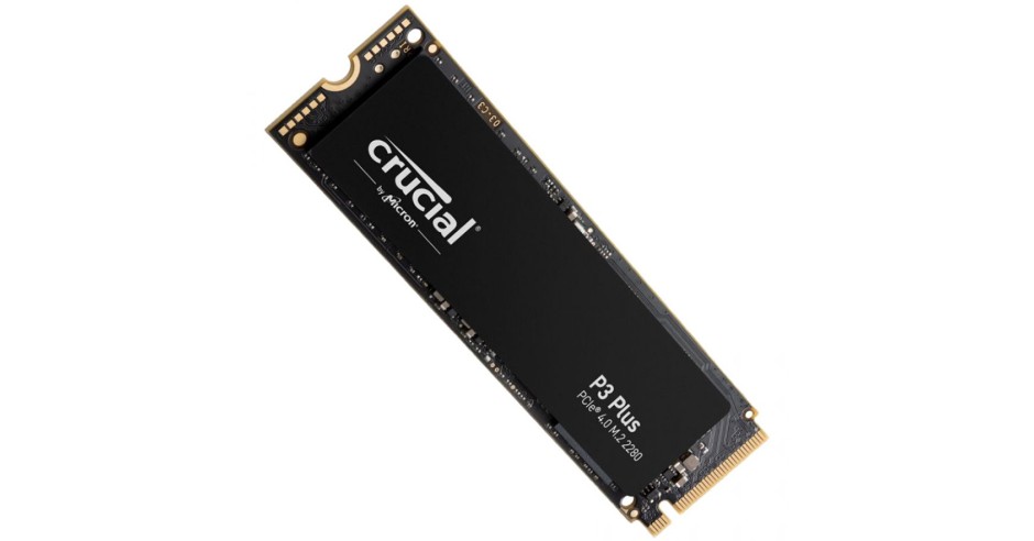 Crucial SSD P3 Plus 1000GB/1TB M.2 2280 PCIE Gen4.0 3D NAND, R/W: 5000/ ...