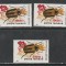 Romania 2000 - #1516 Insecte II 1996 Supratipar &quot;Floare de Mustar&quot; 3v MNH