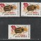 Romania 2000 - #1516 Insecte II 1996 Supratipar &quot;Floare de Mustar&quot; 3v MNH