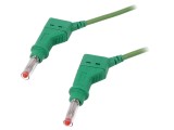 Cablu de măsurare 32A mufă banană 4 mm ambele părţi