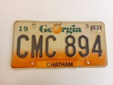 Georgia Inmatriculare USA original, decor de perete