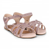 Sandale Fete Bibi Mini Me Glitter Sweet 24 EU, Roz, BIBI Shoes